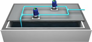 3D drainage submersible pump