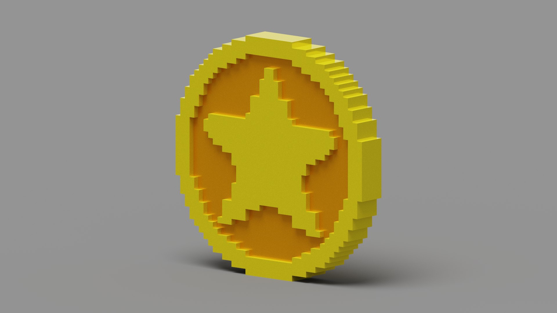 Star Coin Model - TurboSquid 2126683