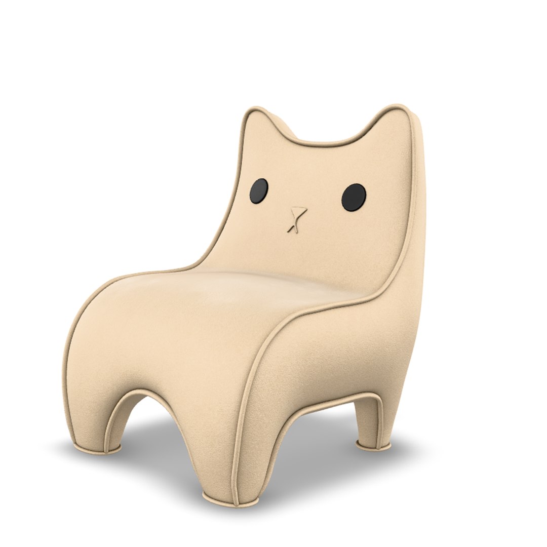 3D Cat Face Chair 2 Model - TurboSquid 2277800
