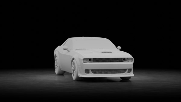 Dodge Challenger SRT Hellcat WideBody 2018 3D