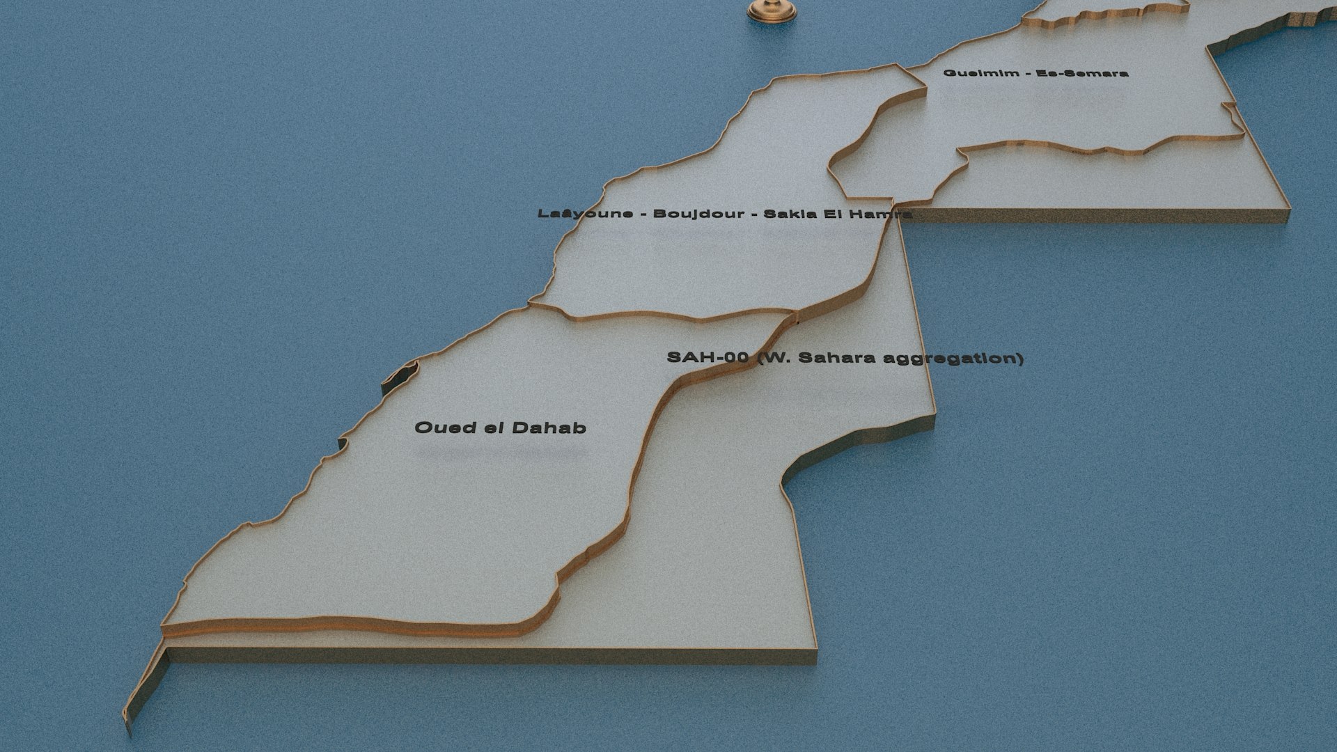 Provinces State Cities 3D Model - TurboSquid 1692218