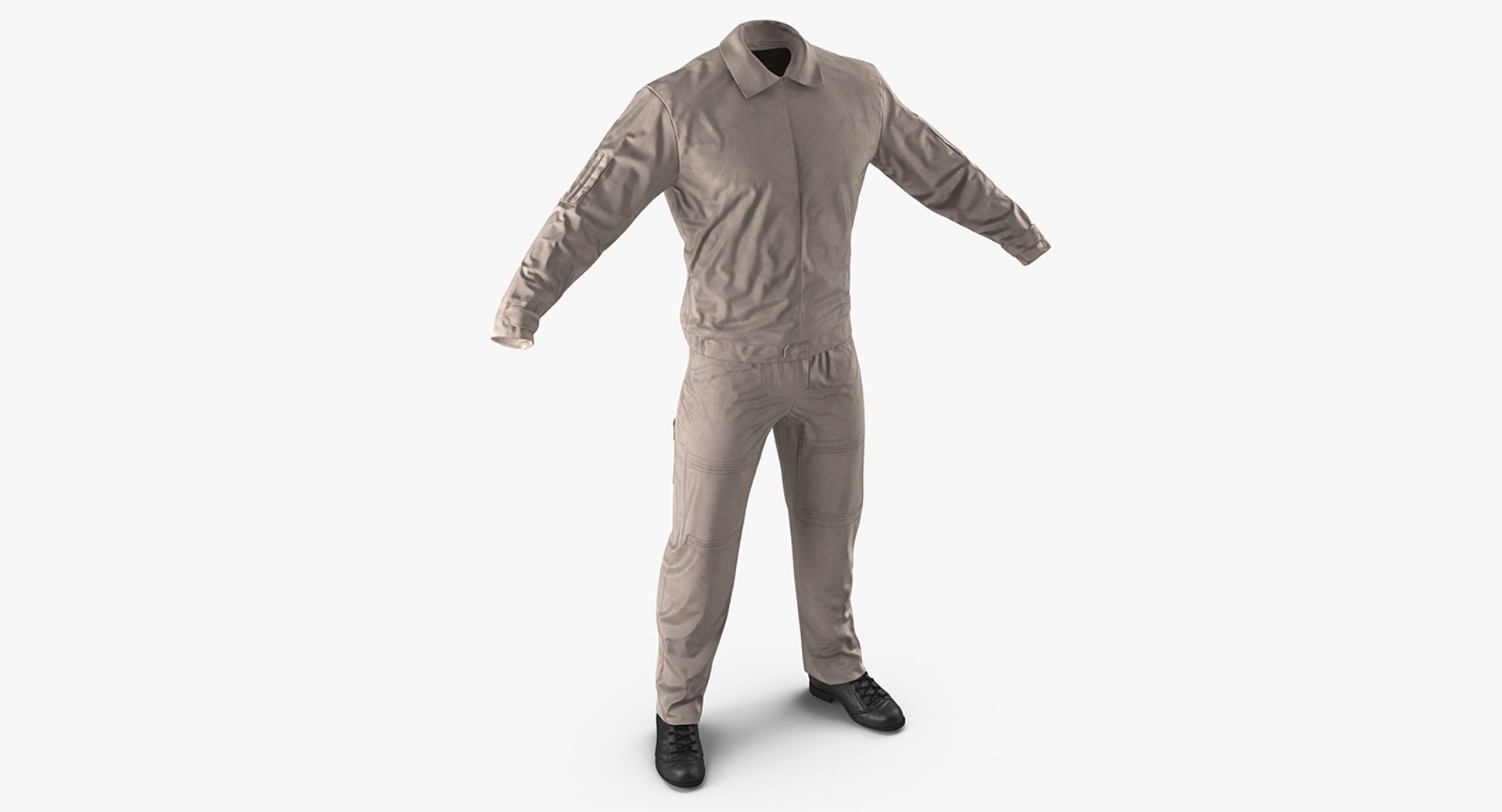 Pilot Flight Suit 3D model preview