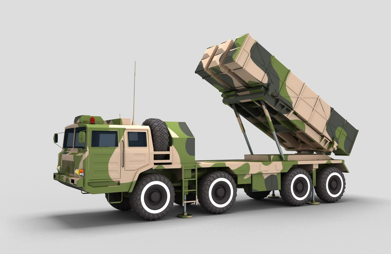 3D Chinese MLRS WS-2D - TurboSquid 2168272