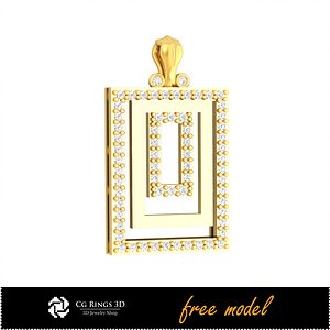 3D CAD Pendant - Free 3D Model