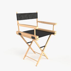 3D model director chair