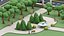 3D Cartoon Low Poly Trees Flowers Pack