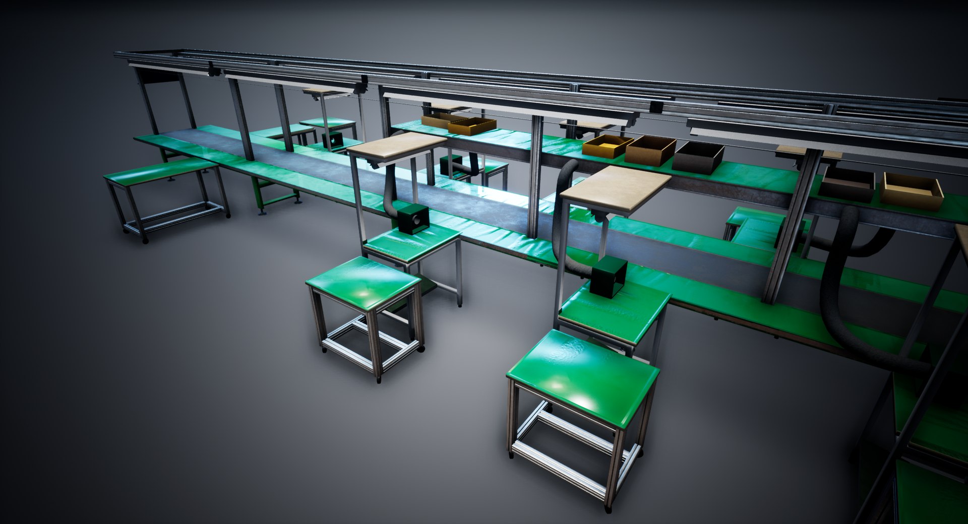 Factory Inspection Table 3D - TurboSquid 1505447
