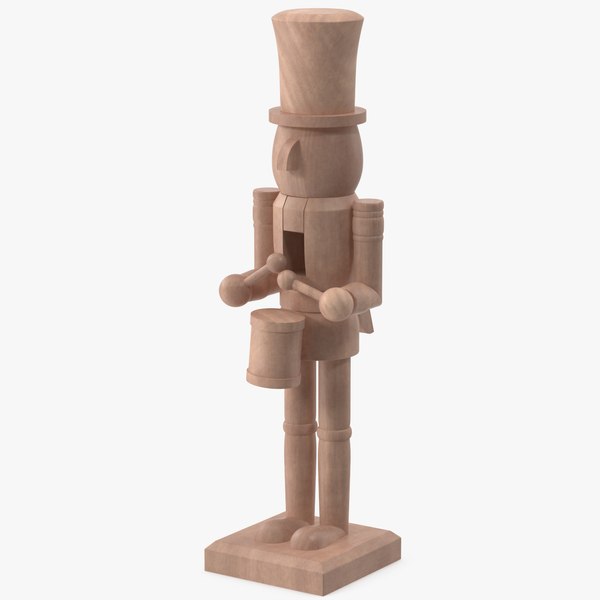 3D Wooden Christmas Nutcracker 6