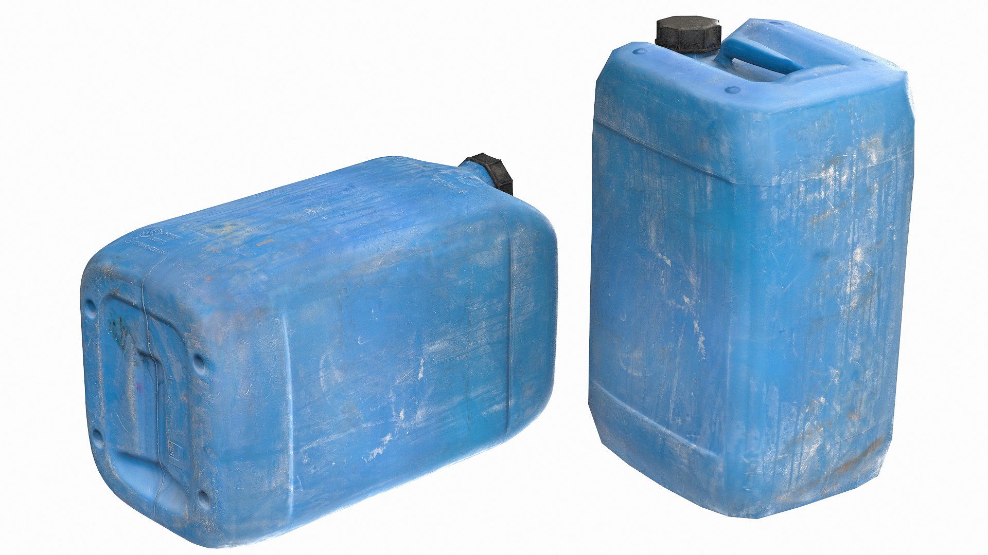 Plastic Dirty Jerrycan Polys 3D TurboSquid 1463204