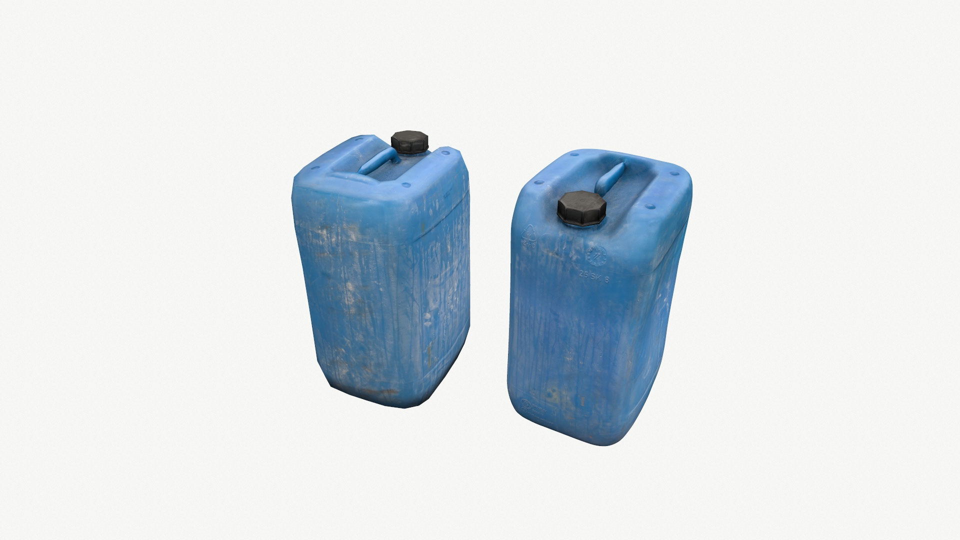 Plastic Dirty Jerrycan Polys 3D TurboSquid 1463204