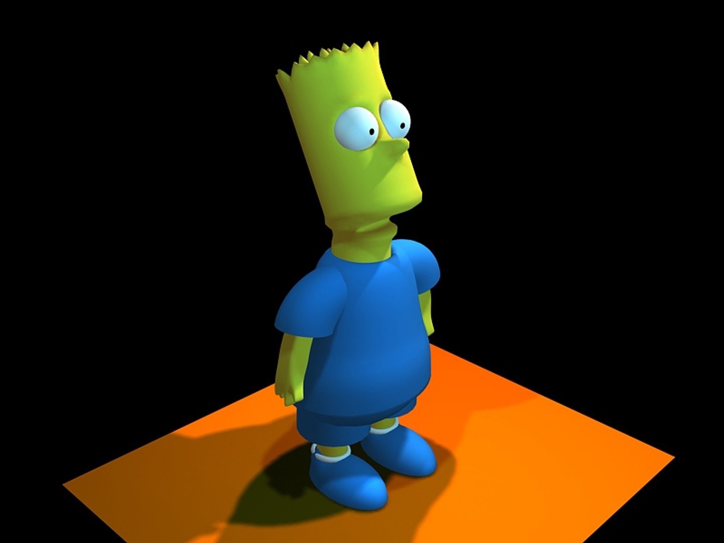 3d Bart Simpson Model