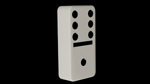 ivory Domino piece 13 3D model