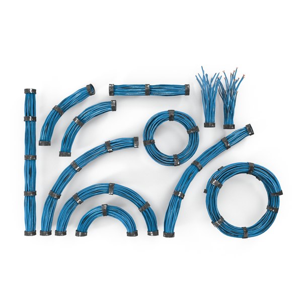 cables wall 3d model