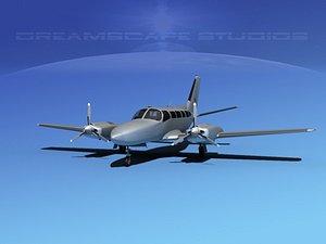 Cessna 404 Titan Bare Metal