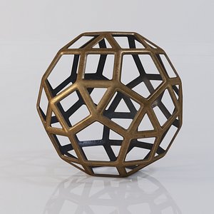 Geo Large Decorative Metal Ball