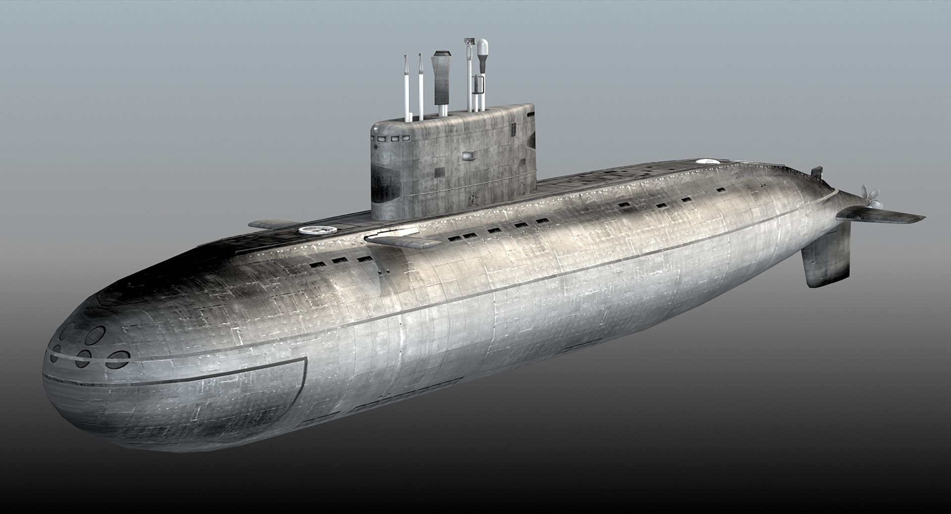 3D Russian Kilo Class Submarine - TurboSquid 1158056