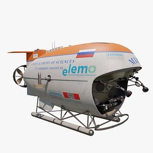 3D The Mir-2 Submersibles model