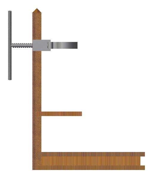 3d model of garrote chair