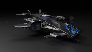 Dropship 3D model