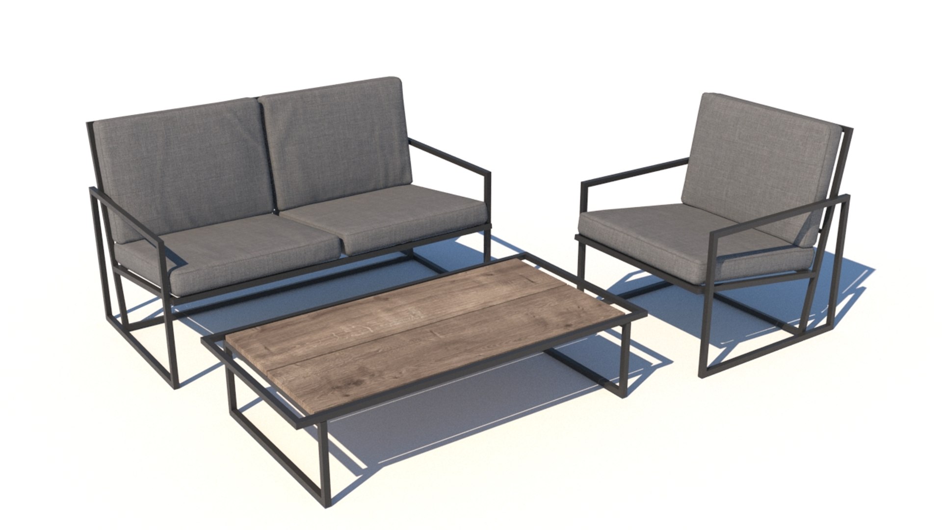 3D furniture garden model - TurboSquid 1248592