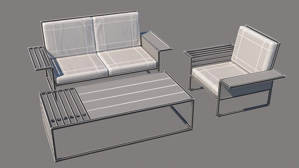 3D furniture garden model - TurboSquid 1248592