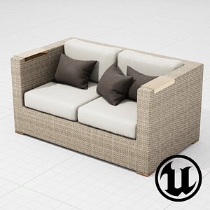 Patio Furniture 003 Sofa UE4