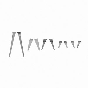 KANT FURNITURE LATHE 3 LEGS 3D model