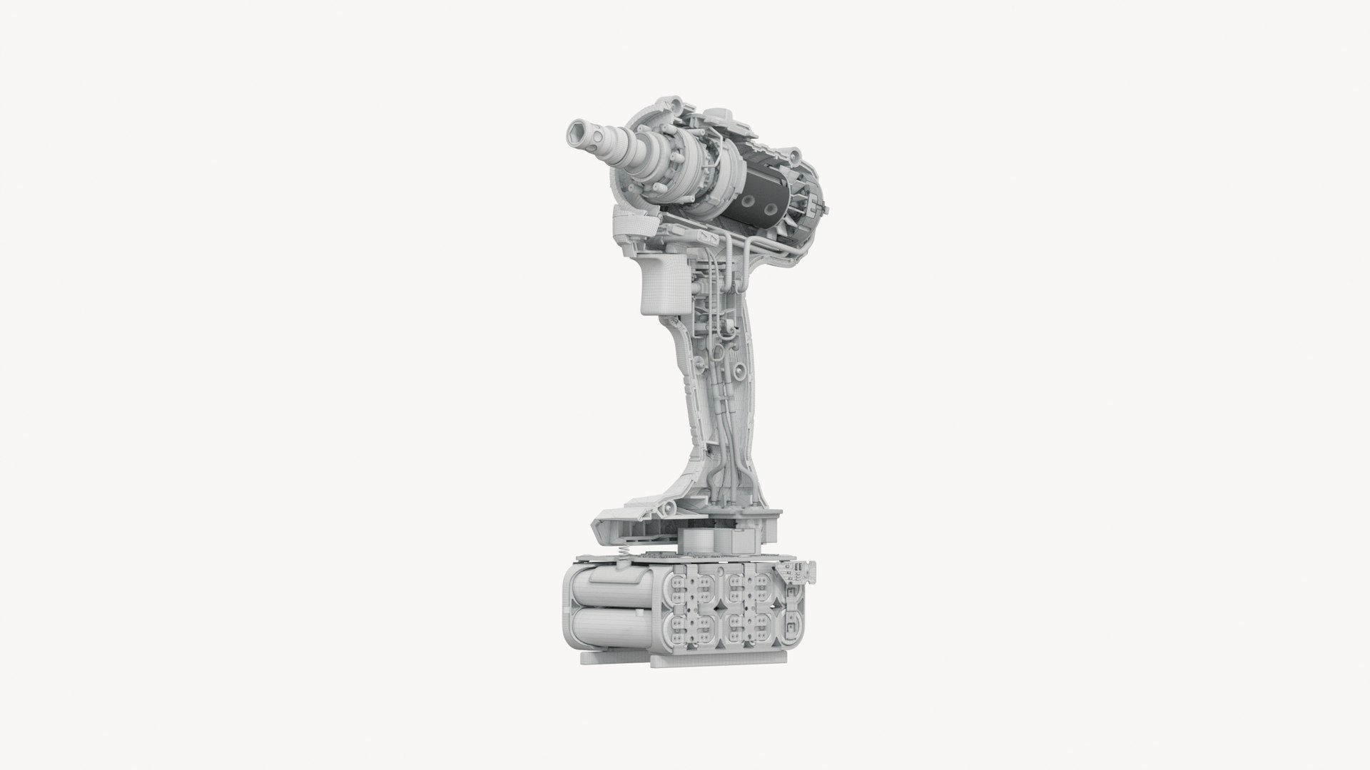 3D Electric Screwdriver Model - TurboSquid 2251325