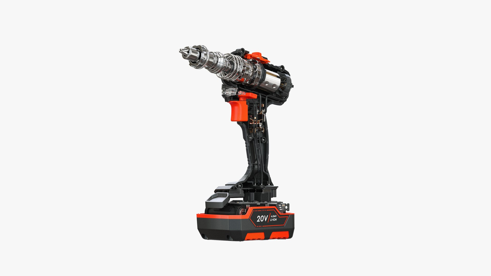 3D Electric Screwdriver Model - TurboSquid 2251325
