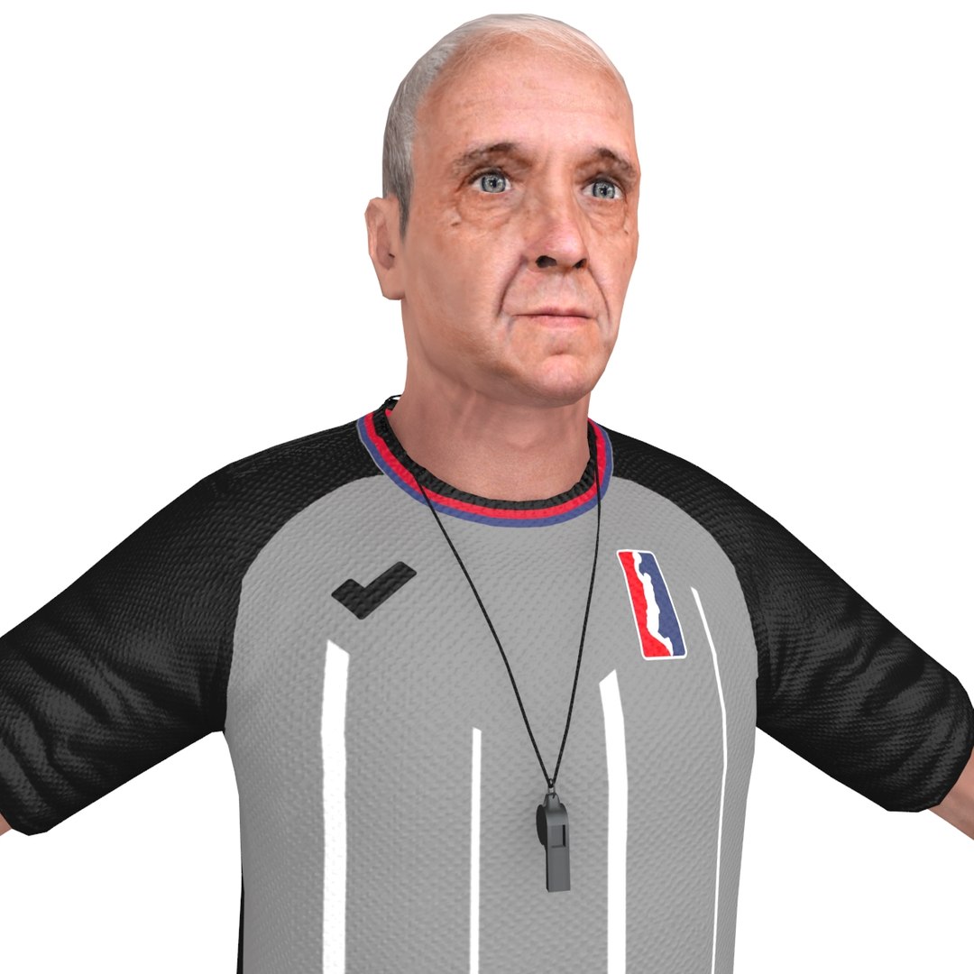 3D Basketball Referee 2 Model TurboSquid 1314313
