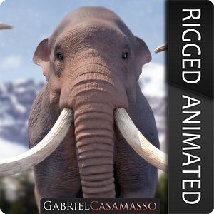 Mammuthus columbi Rigged/Animated