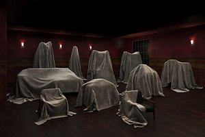 3D 10 fabric cover collection model