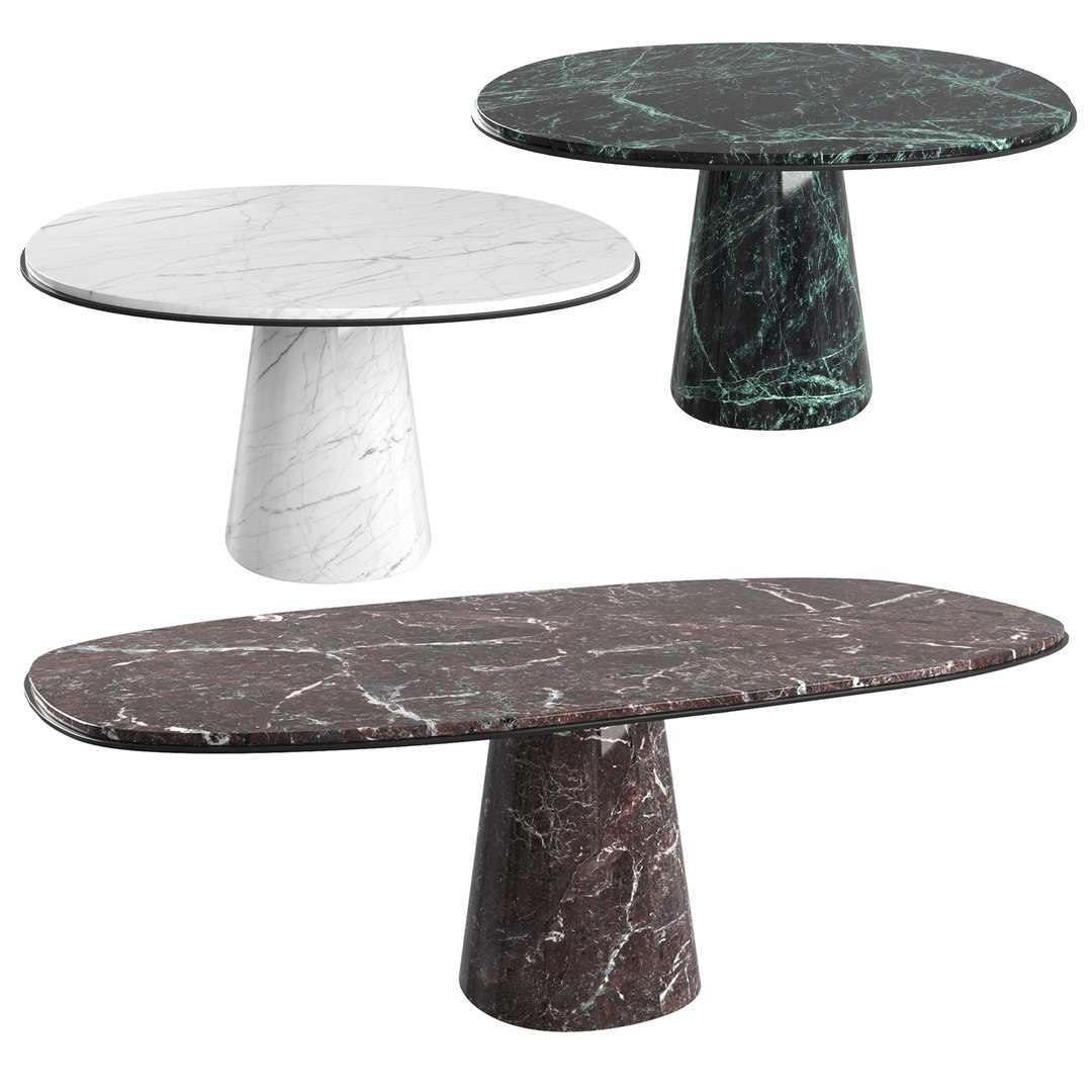 3D dining table meridiani owen model - TurboSquid 1568005