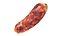 3D Pork sausage roasted model