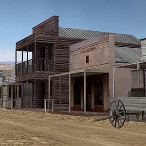 store livery saloon tepee 3d model