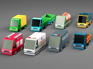 cartoon car model