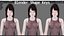 Bikini 0008 - UE5 - Unity - Blender - Animado - Personagem Feminina Realista