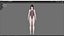Bikini 0008 - UE5 - Unity - Blender - Animado - Personagem Feminina Realista