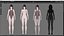 Bikini 0008 - UE5 - Unity - Blender - Animado - Personagem Feminina Realista