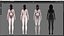 Bikini 0008 - UE5 - Unity - Blender - Animado - Personagem Feminina Realista