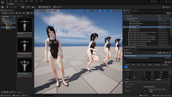modelo 3d Bikini 0008 - UE5 - Unity - Blender - Animación - Personaje ...