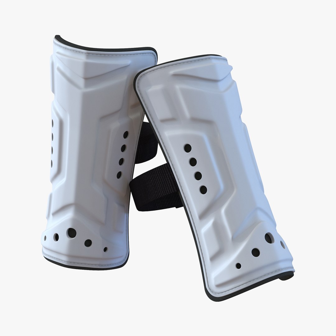 Soccer Shin Pads 3D model preview