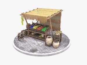 Vintage market stall