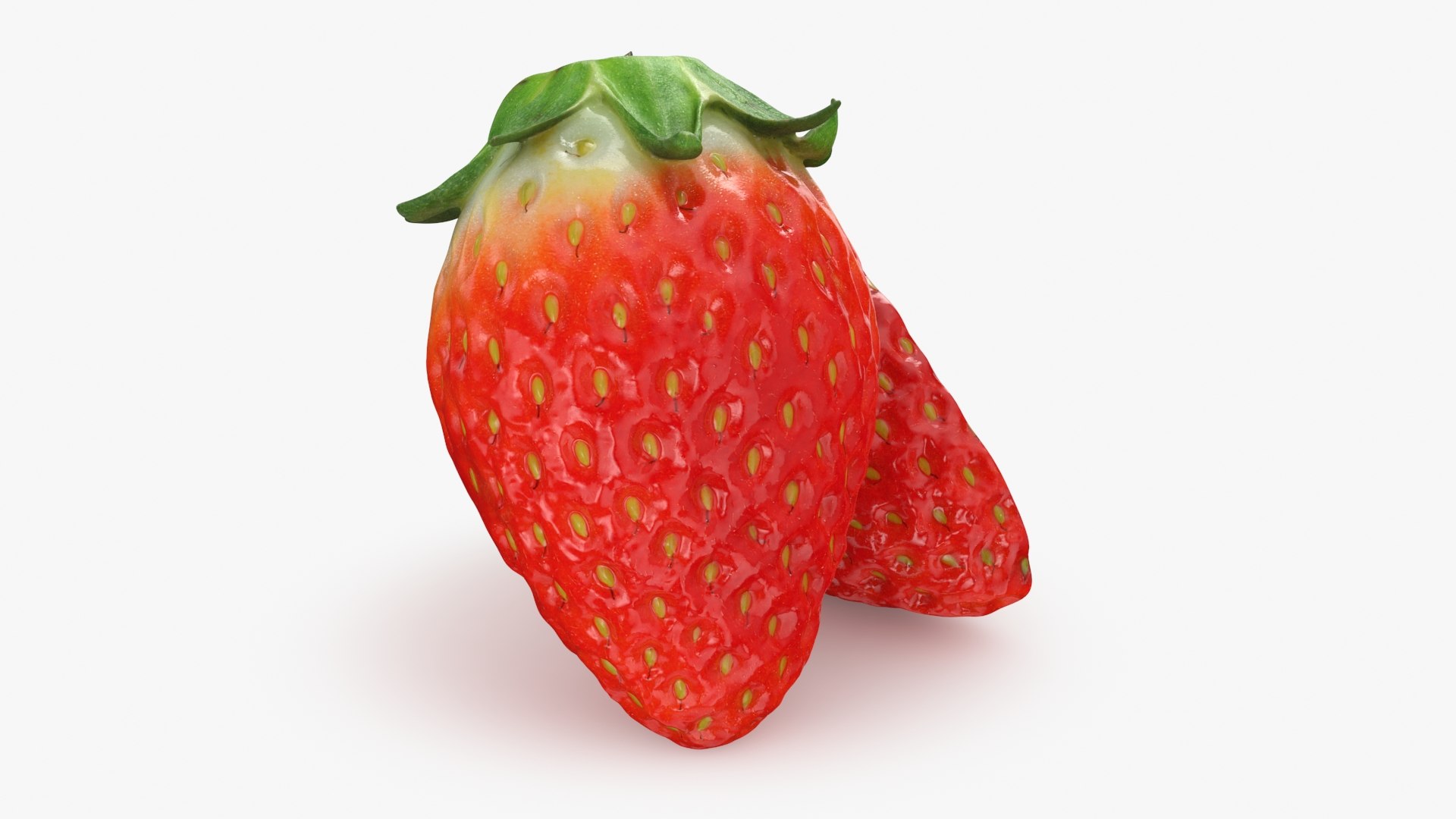 Strawberries 1 3D Model - TurboSquid 2218264