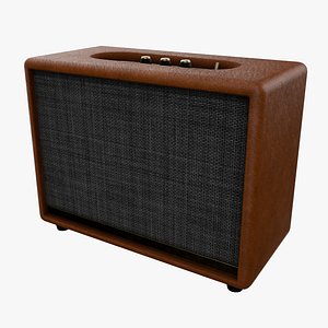 Marshall Wireless Wi-Fi Smart Speaker 3D model