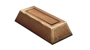 Bronze Ingot Metal Bar Industrial Craft Forge Resource