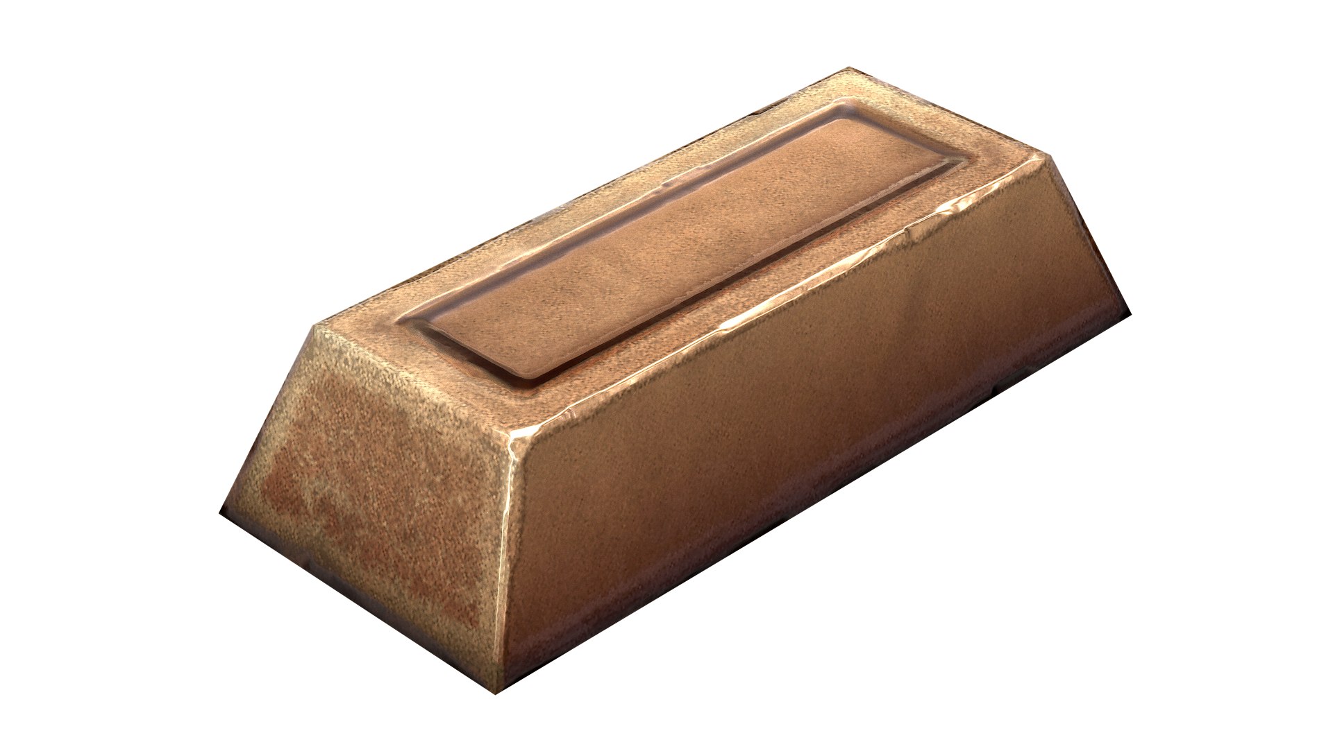 Bronze Ingot 3D model - TurboSquid 1742661