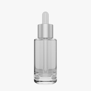 Cosmetic Dropper Bottle - Realistic Serum Packaging Mockup