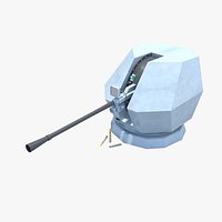 Bofors 40mm Mk4 Naval Gun(Animation)