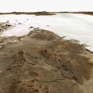 3D Salar de Uyuni Daniel Campos Province Potosi Bolivia model